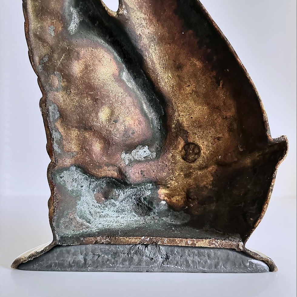 Thumbnail: A Brass Swan Doorstop, c.1890