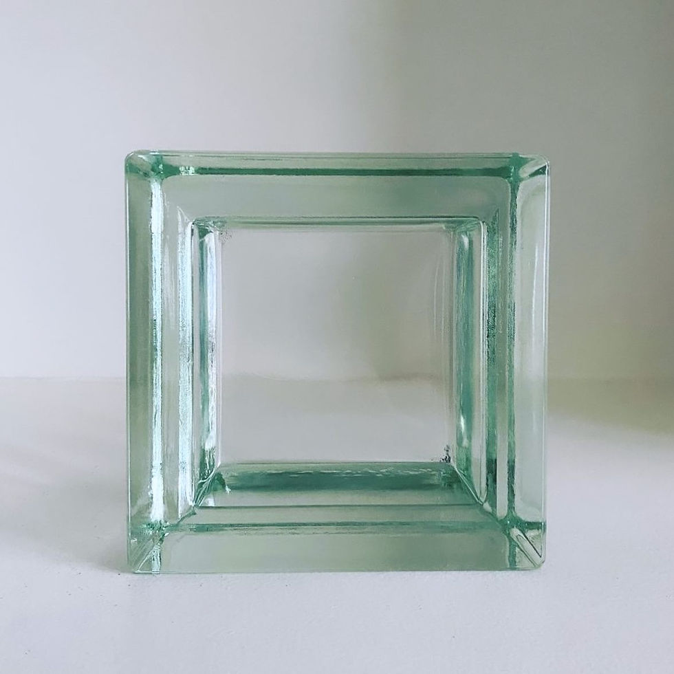 Thumbnail: A Large Faceted Glass Ashtray, c.1930