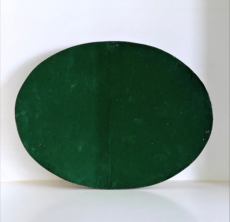 Thumbnail: A Victorian Oval Brass and Oak Gallery Tray, c.1900