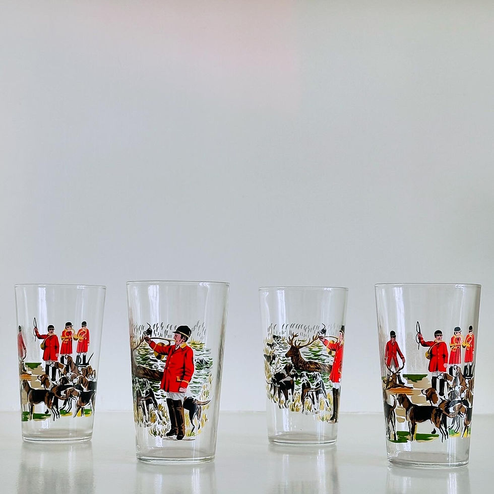 Thumbnail: A Set of Four French Hunting Glasses, c.1950