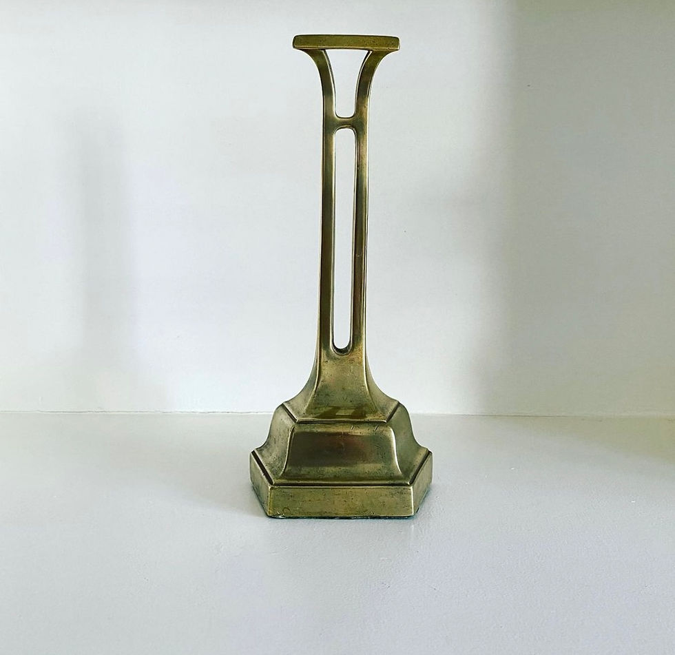 A 19th Century Brass Doorstop by William Tonks & Sons