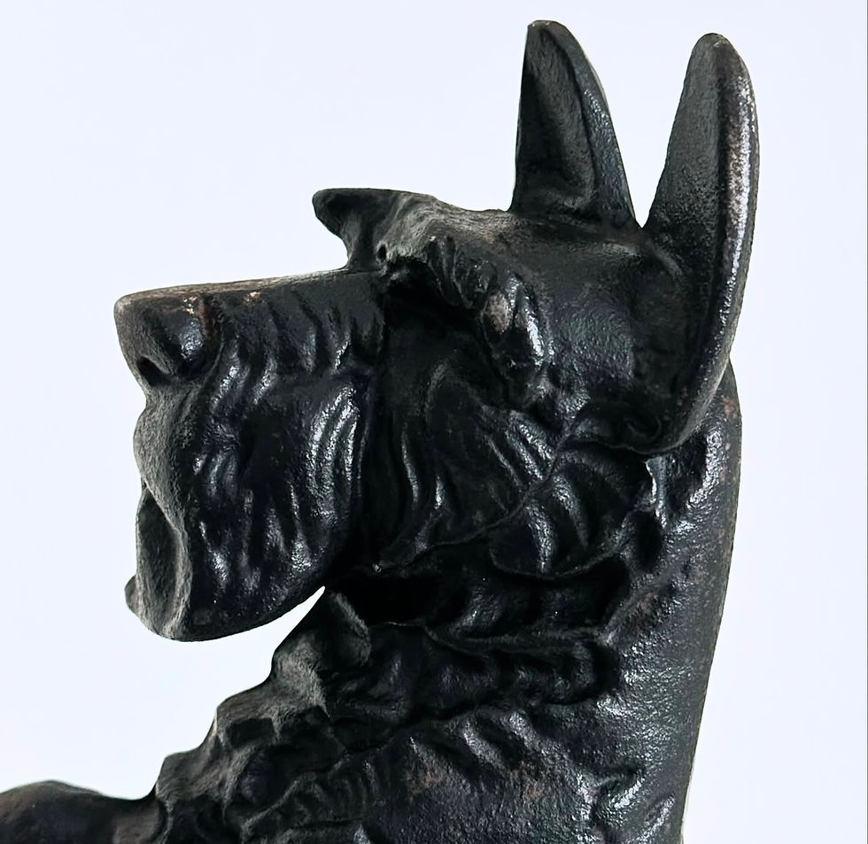 Thumbnail: A Victorian Cast Iron Scottish Terrier or Scottie Dog Doorstop, c.1880
