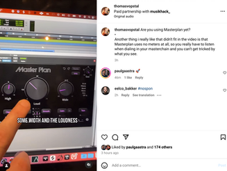Thomas shows his fans why he's using Master Plan
