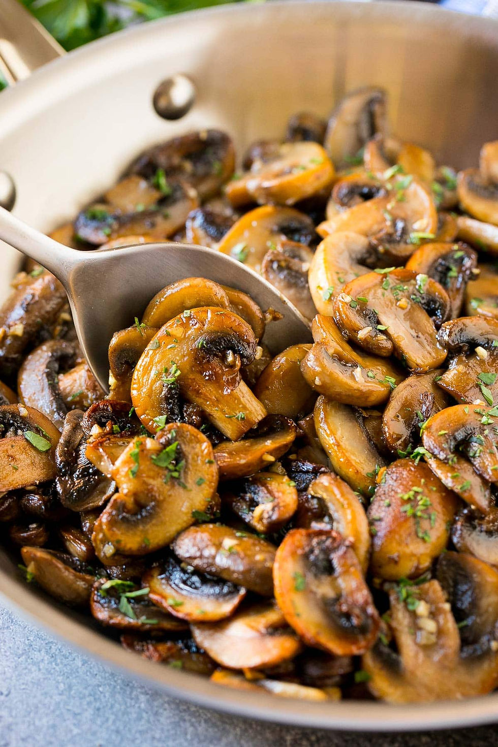 SAUTÉED MUSHROOMS & GREENS image