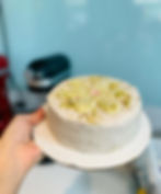 Blueberry and pistachio Cake