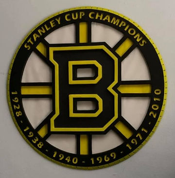 Micheal Weber Arts - Boston Bruins - 3D LED foamboard sign