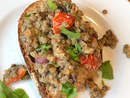 Lentils with Tahini and Cumin