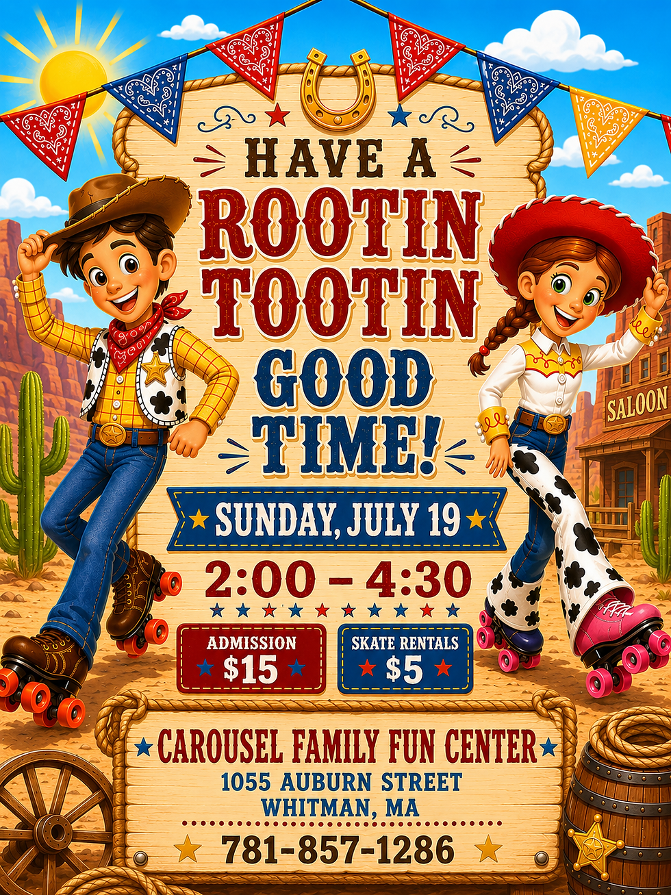 Yeehaw Skate Day... Rootin’ Tootin’ Roller Roundup