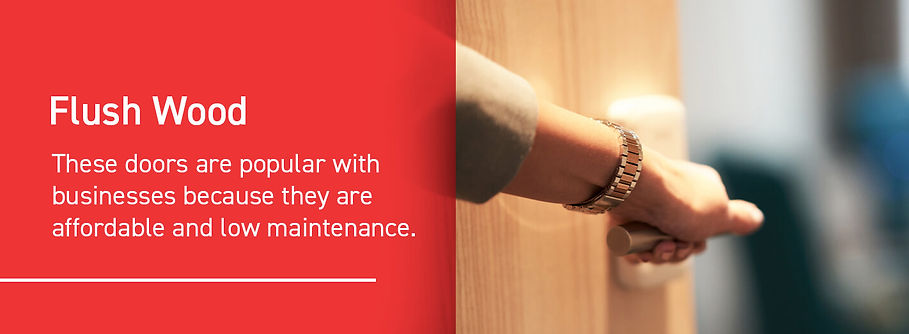 Cheap flush wood doors for contractors