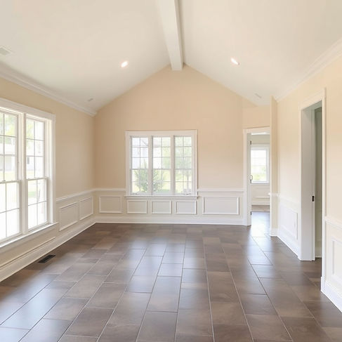  room remodel tile floors white baseboards vaulted ceiling cream paint _.jpg
