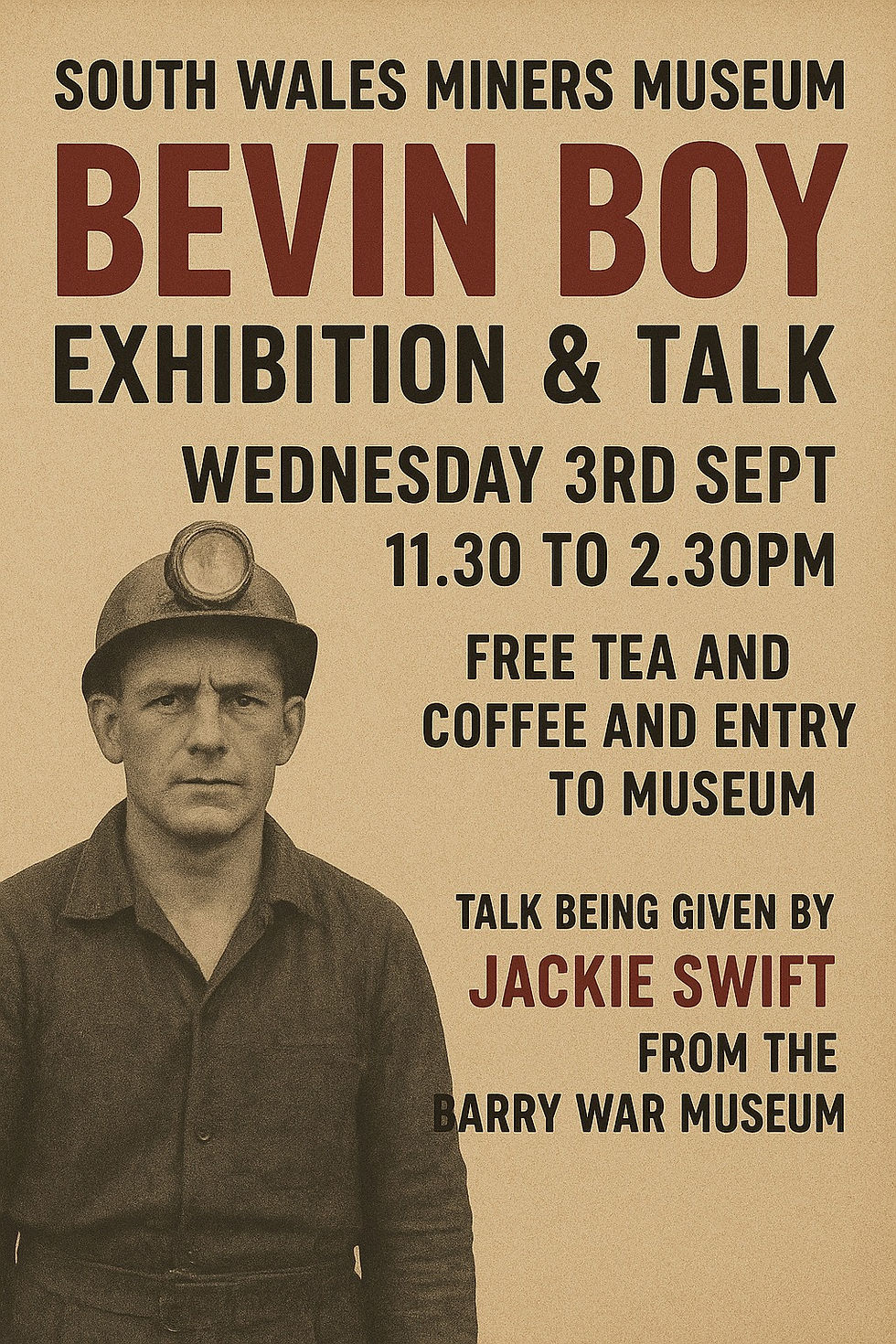 Bevin Boys Talk and Exhibition