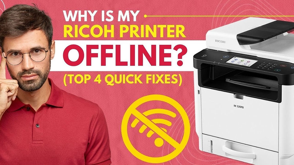 Ricoh Printer Offline