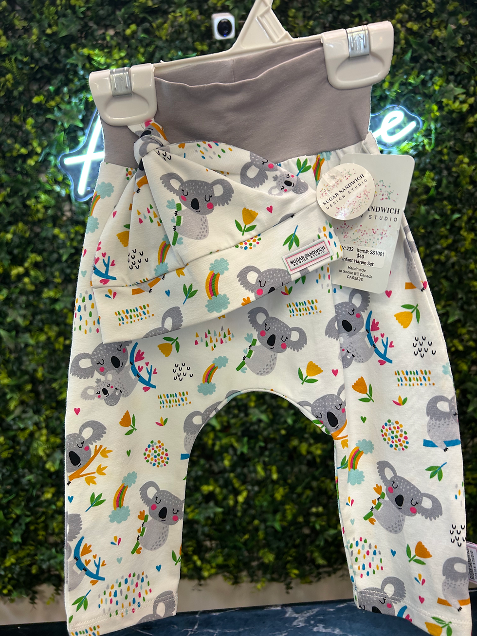 Thumbnail: Baby Pant/Hat Set