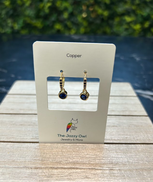 Sapphire Dangle Earrings