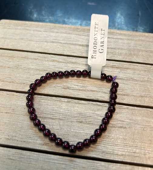Rhodonite Garnet Bracelet