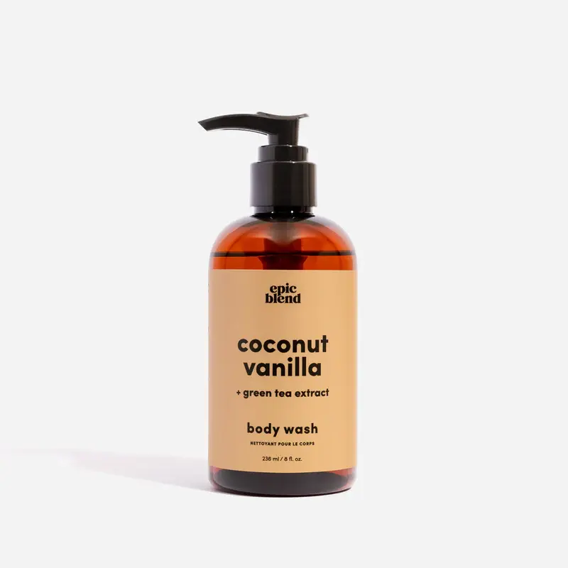 Coconut Vanilla Body Wash - Clean ingredients