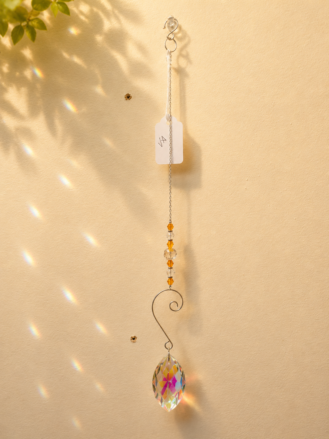 Amber Twist Suncatcher