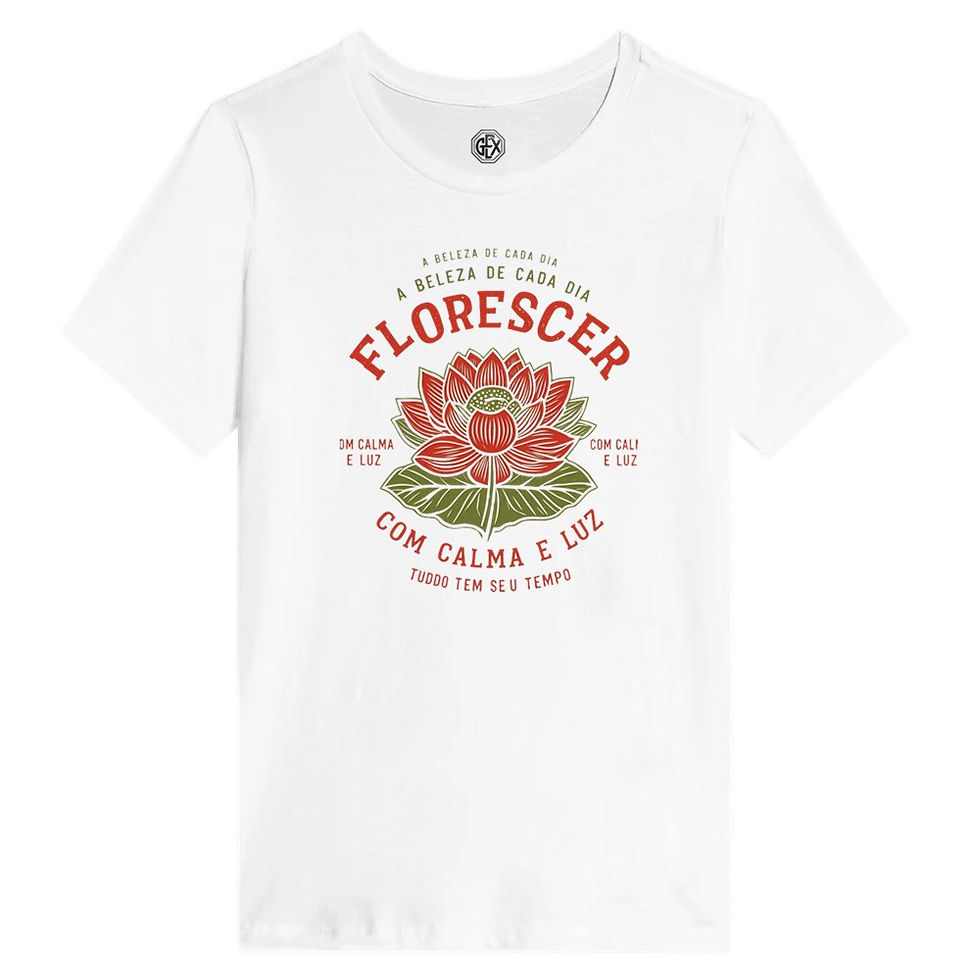 Miniatura: Camiseta Feminina Gexcertise – Algodão Premium Confortável e Estilosa