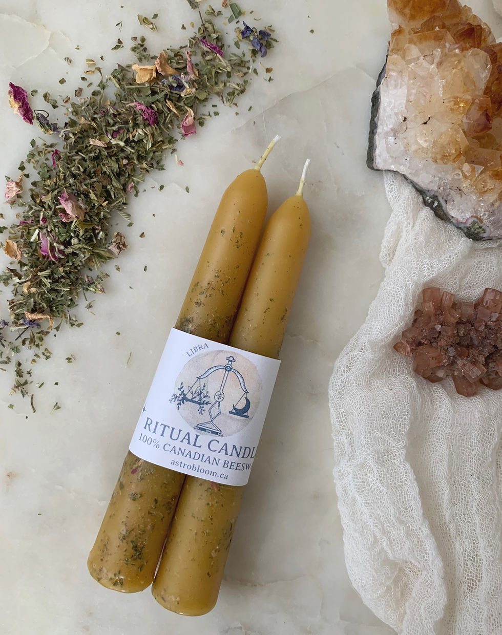 Miniatura: Libra Beeswax Ritual Candles