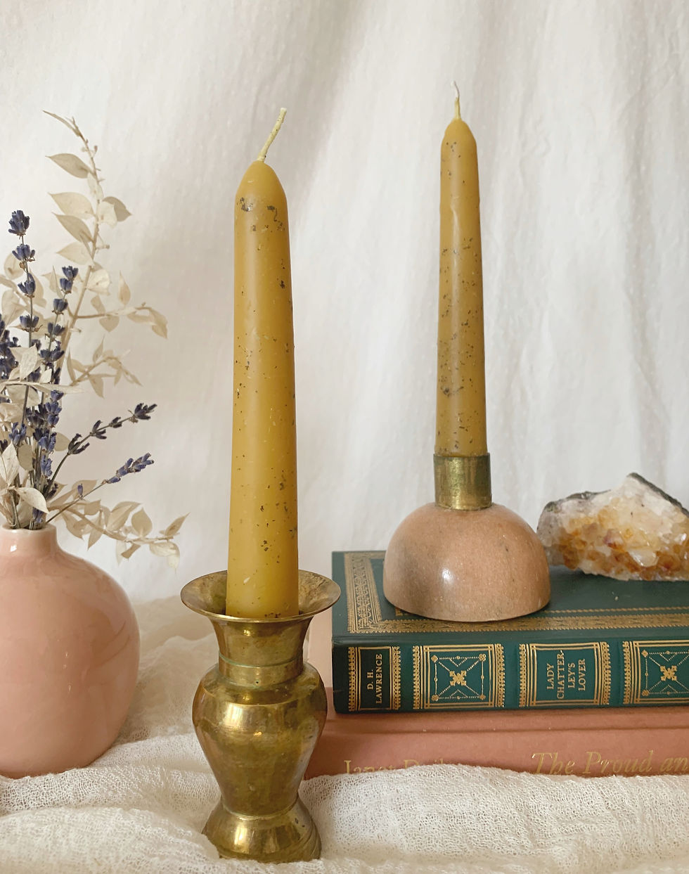 Miniatura: Aquarius Beeswax Ritual Candles