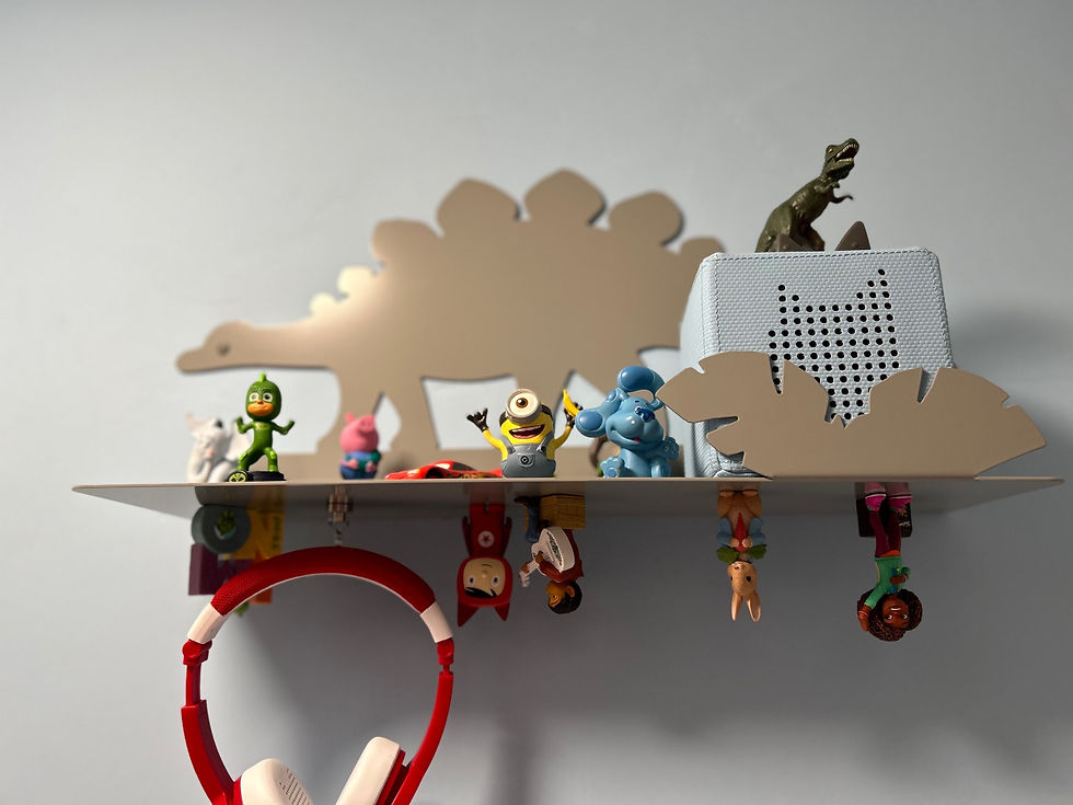 Thumbnail: Dinosaur  Shelvie Shelf -Grey