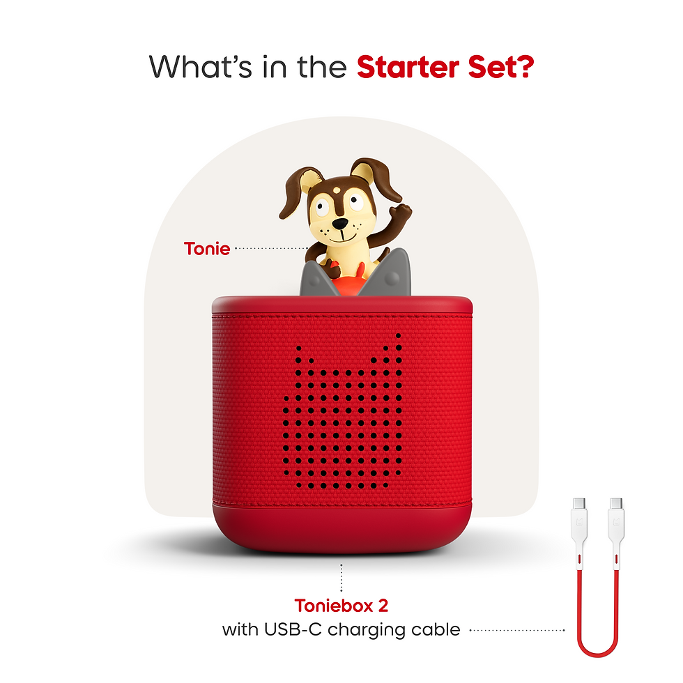 Thumbnail: Playtime Puppy Toniebox 2 Starter Set - Sunset Red