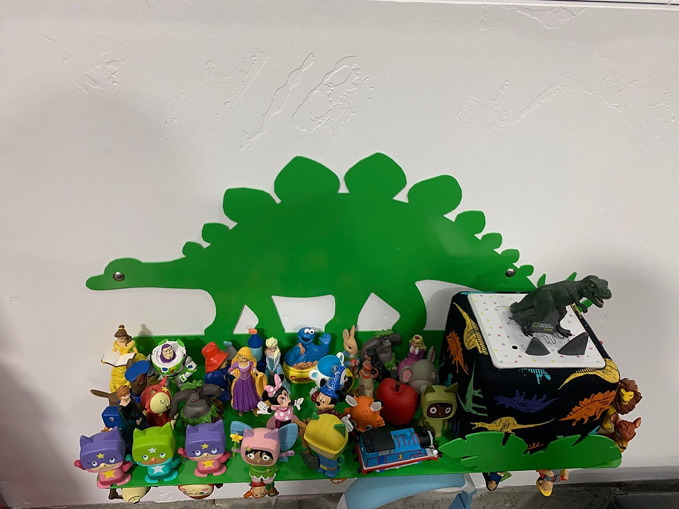 Thumbnail: Dinosaur Shelvie Shelf Green