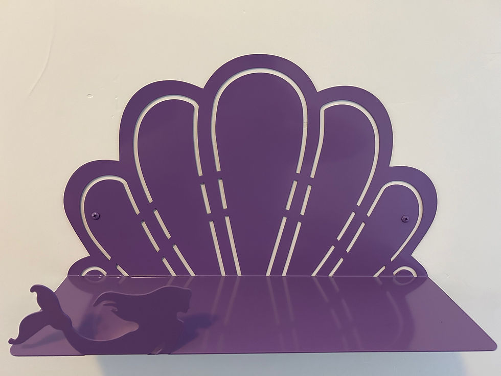 Thumbnail: Mermaid Shelvie Shelf Purple