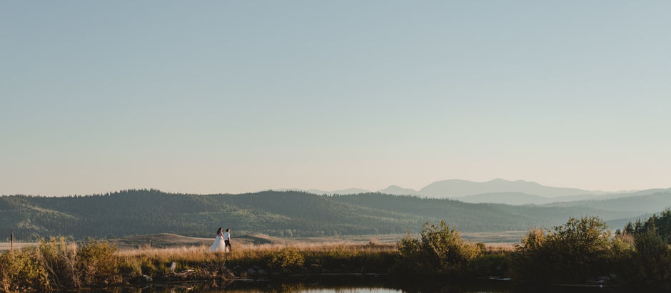 Keirsta + Connor's Backyard Wedding in Daniel Wyoming