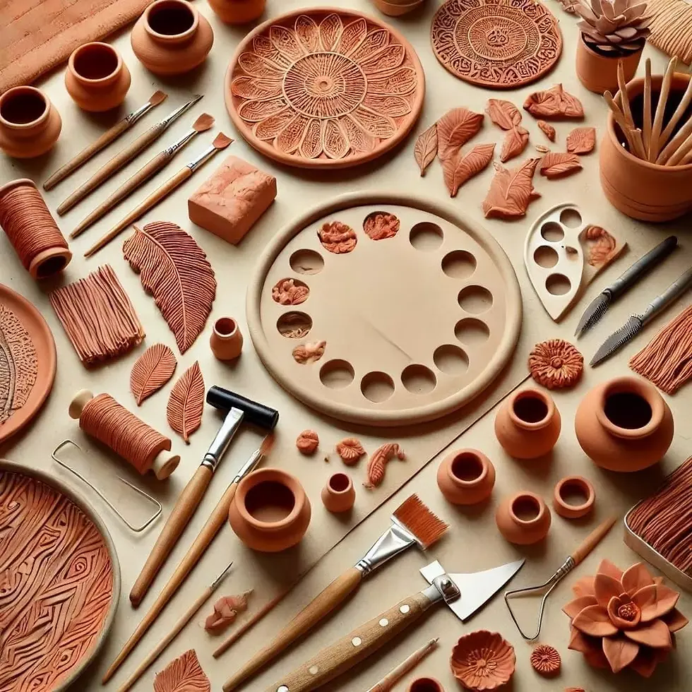 Thumbnail: Imagination Studio Premium Air Drying Modelling Clay (Terracotta), 12.5Kg