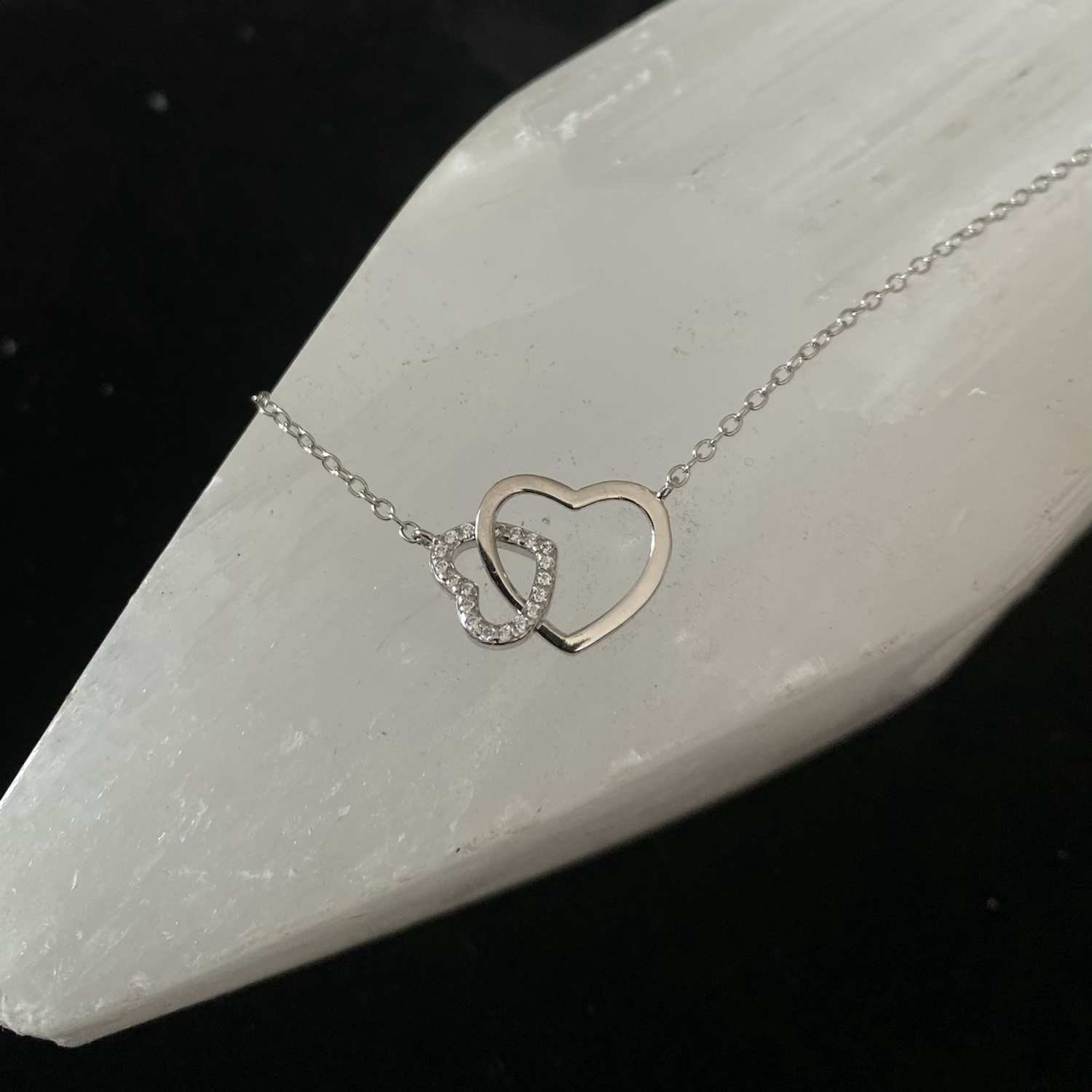 Intertwined Hearts Necklace