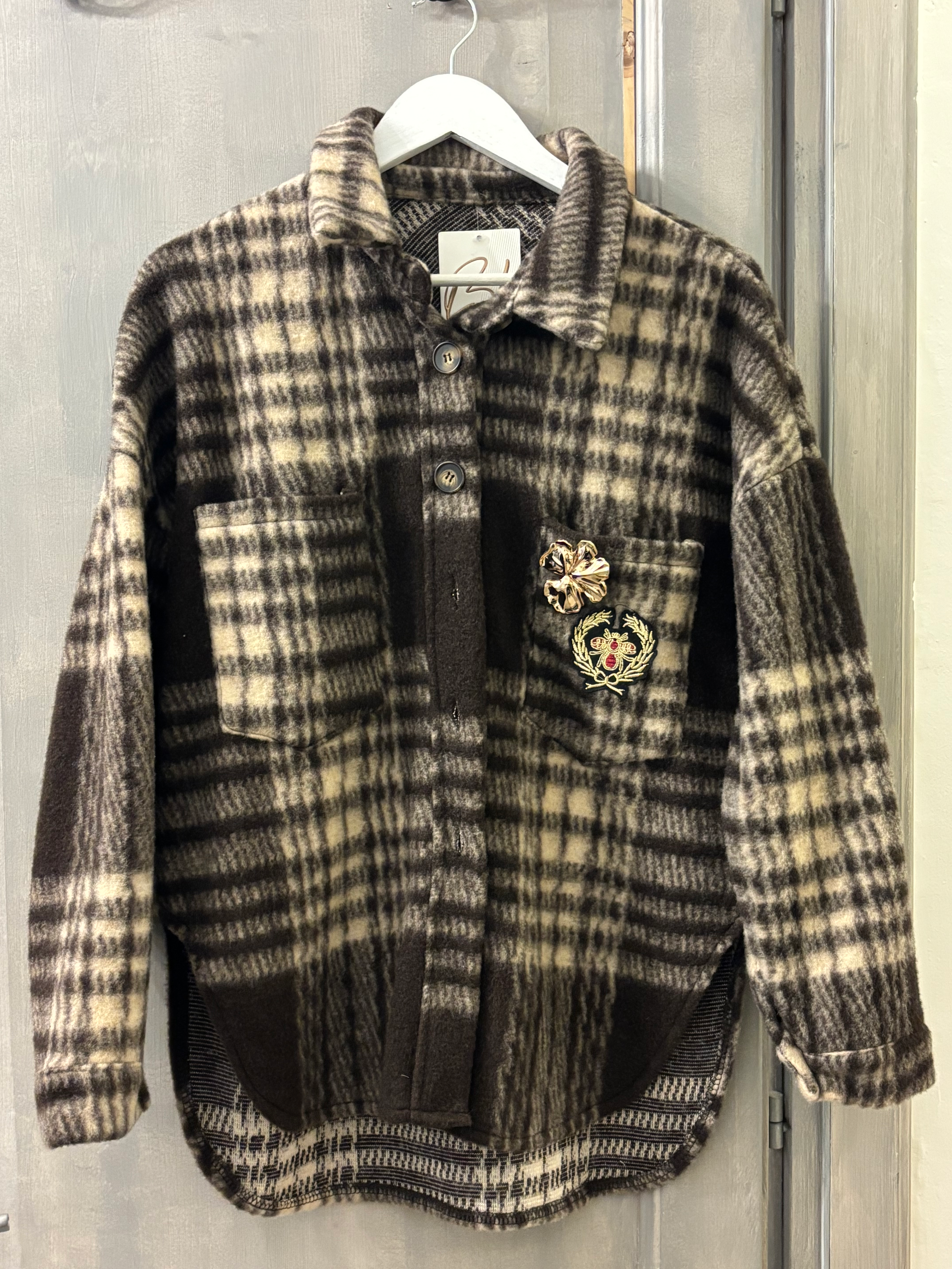 Giacca Camicia Quadri