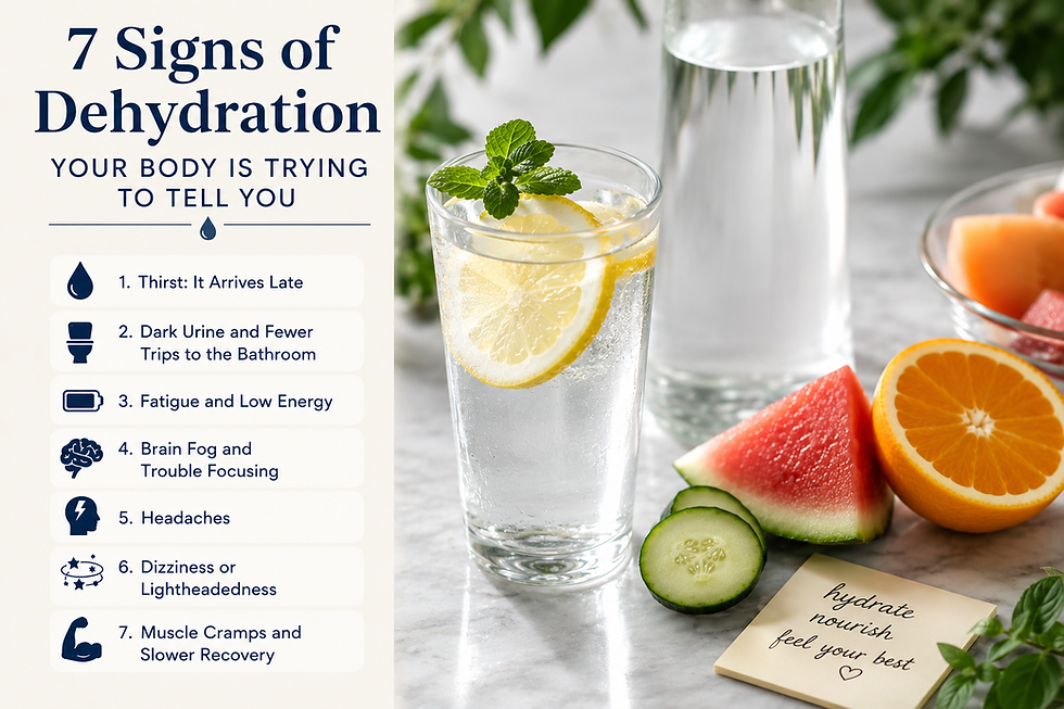 7 Signs of Dehydration Your Body is Trying to Tell You