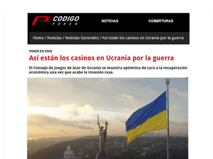 Así están los casinos en Ucrania por la guerra