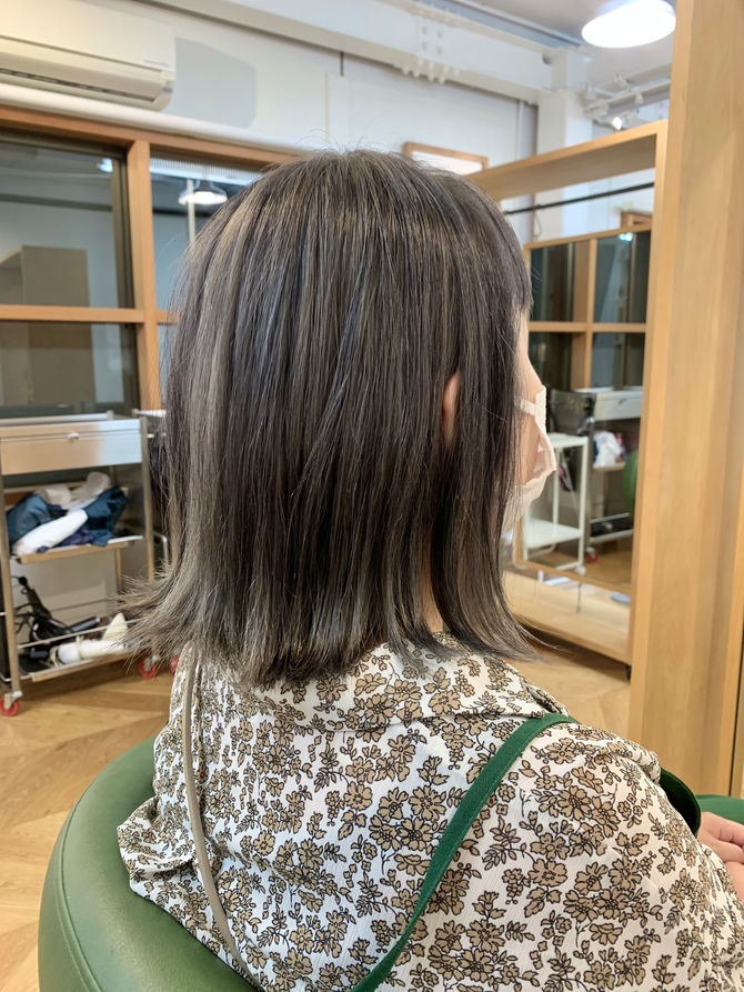 グレージュにローライト◇