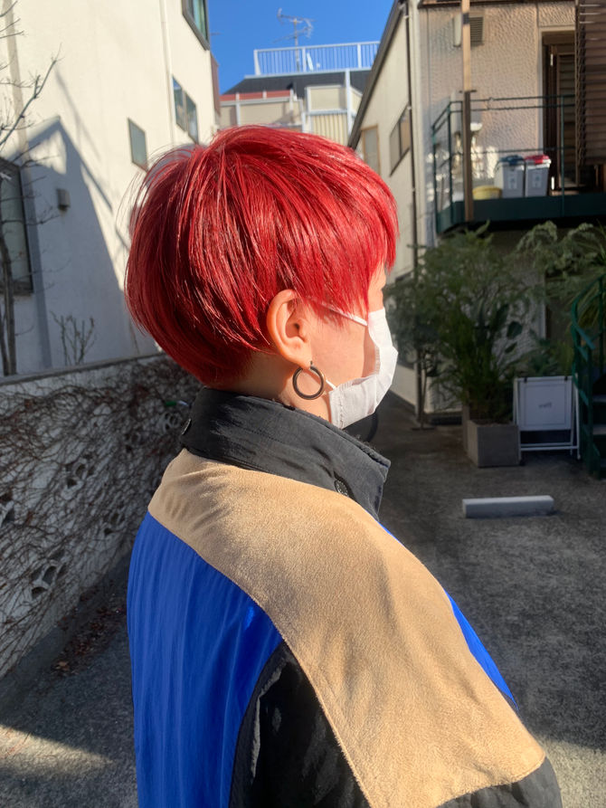 ショートに赤毛◇