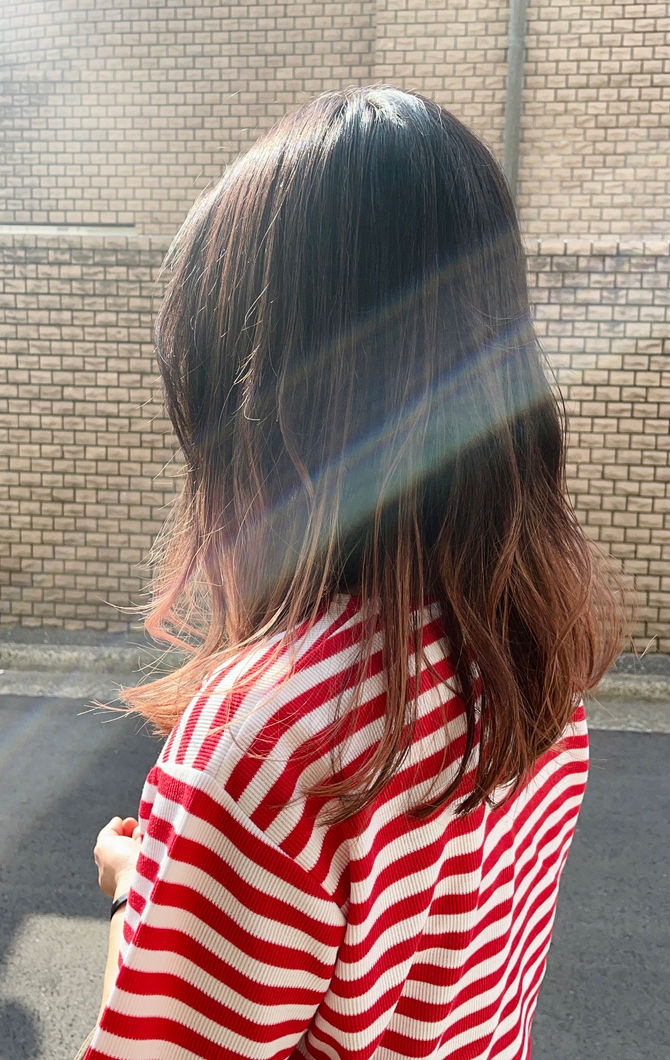 毛先に透明感を♪