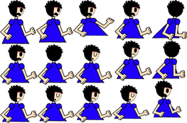 Abstract Cartoon Figures