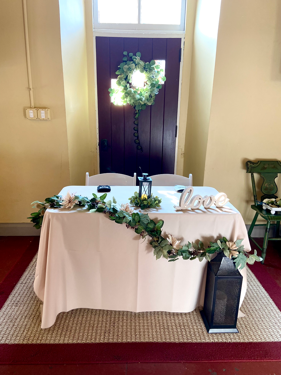 Sweetheart Table