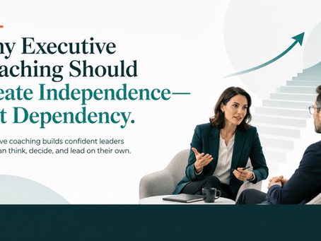 an executive coaching have a conversation with a leader