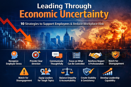 downward graph and a city skyline in flames