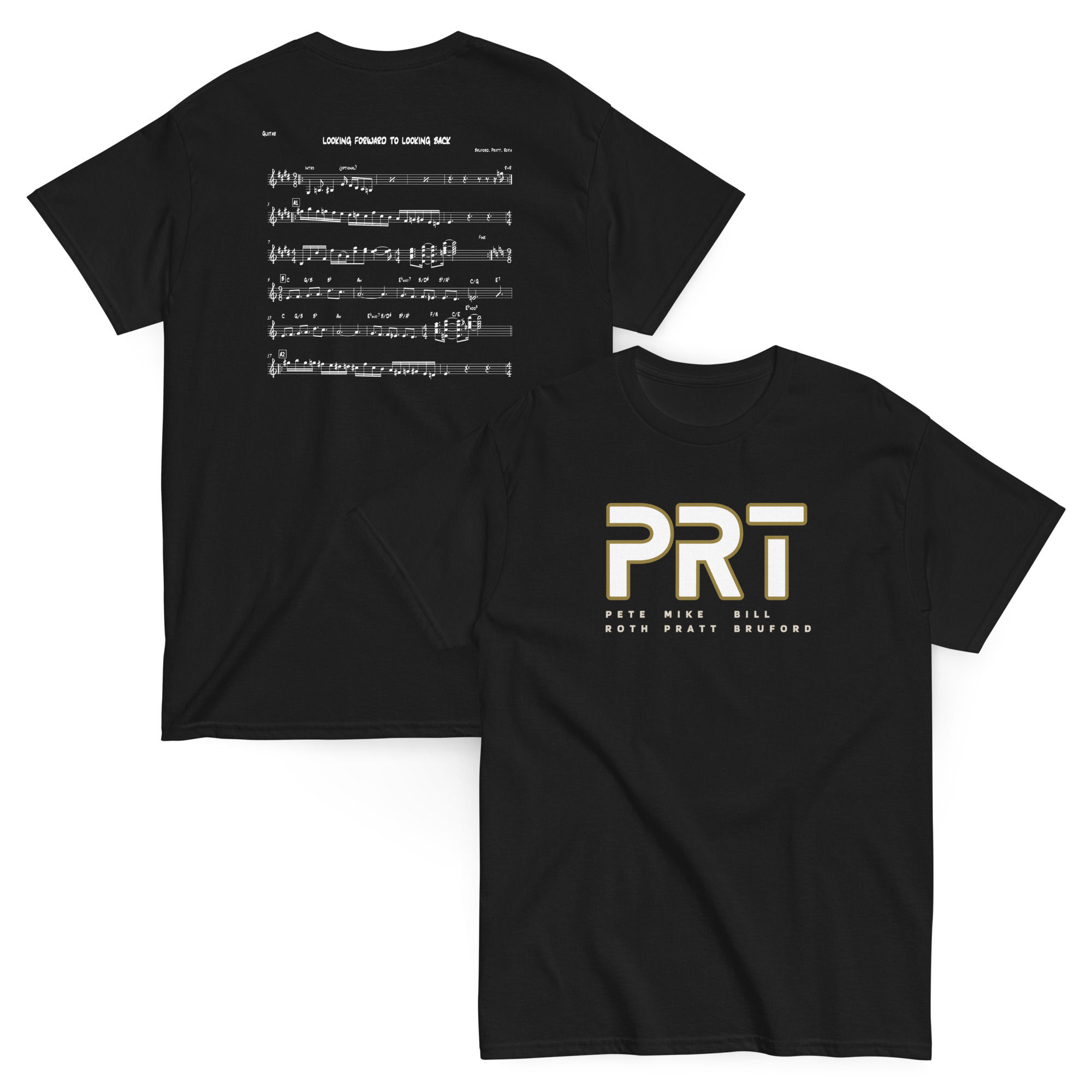 Looking forward to looking back sheet music T-shirt