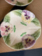 サムネイル： Lot de 6 assiettes en barbotine 
