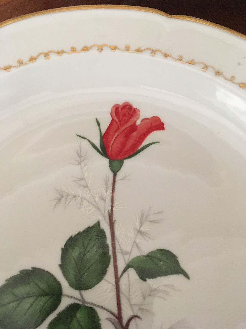 Miniature : Assiettes creuses rose rouge seule