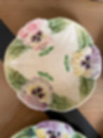 サムネイル： Lot de 6 assiettes en barbotine 
