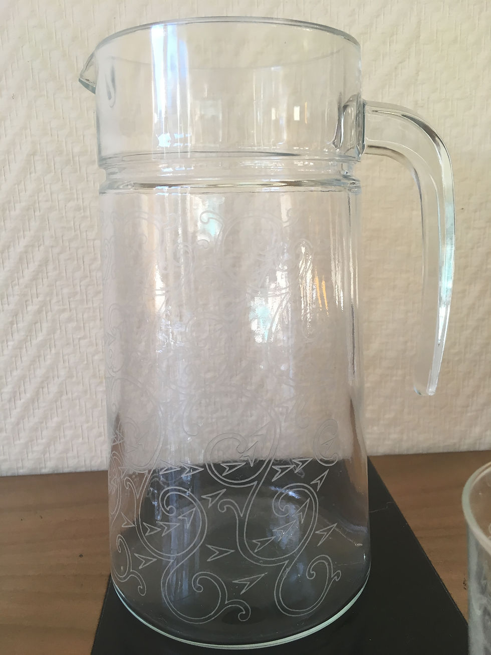 Miniatura: Lot carafe ancienne et 5 verres anciens
