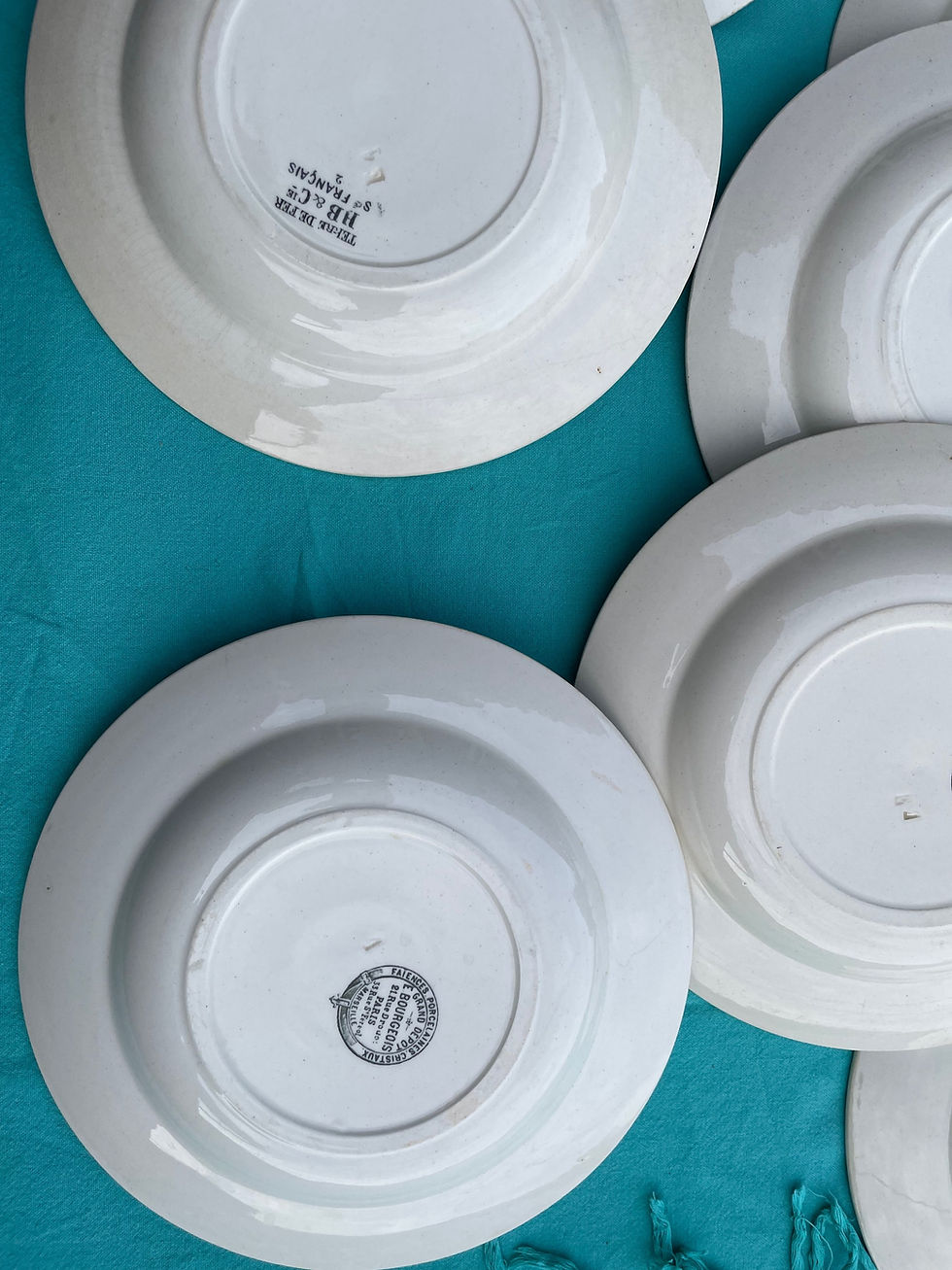 Miniature : Assiettes creuses Terre de fer H.B. & Cie