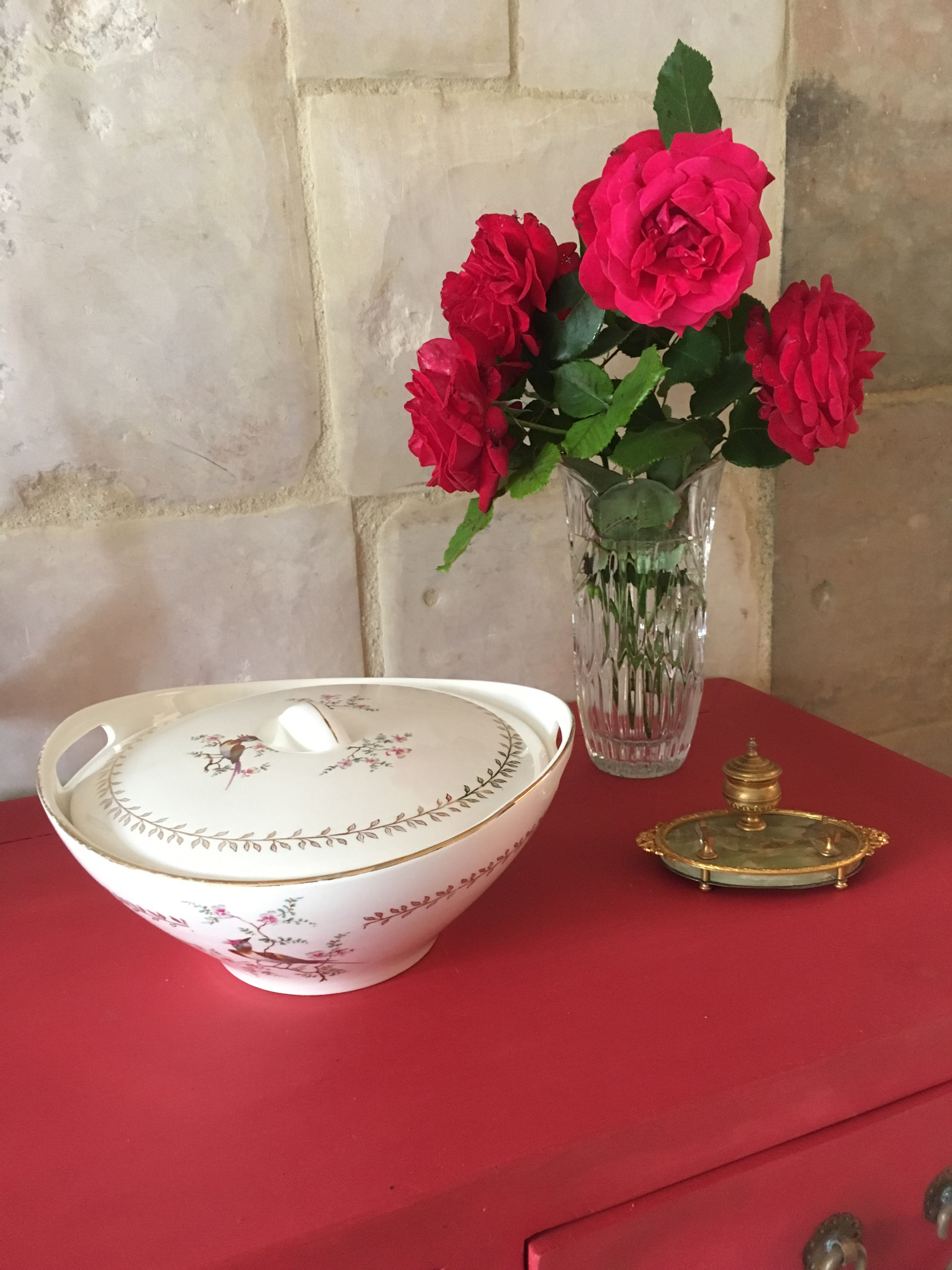 Saladier/ soupière Gien Chantilly