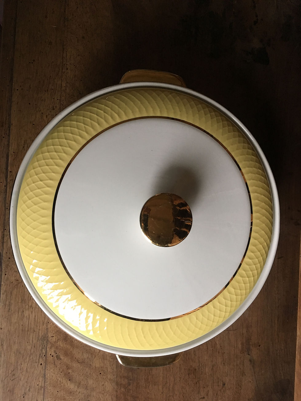 サムネイル： Soupière jaune Moulin des Loups