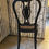 Thumbnail: Chaise en bois noirci